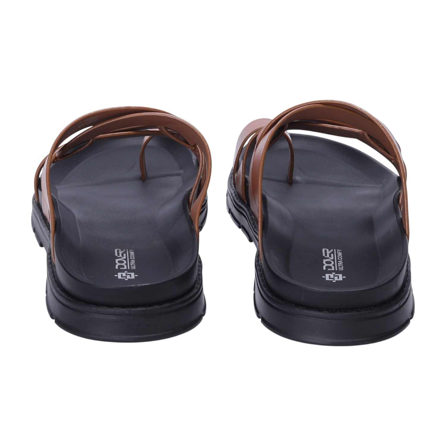 Men Tan Comfort Chappals