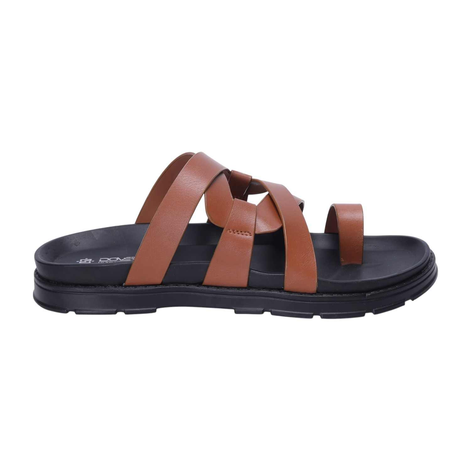 Men Tan Comfort Chappals