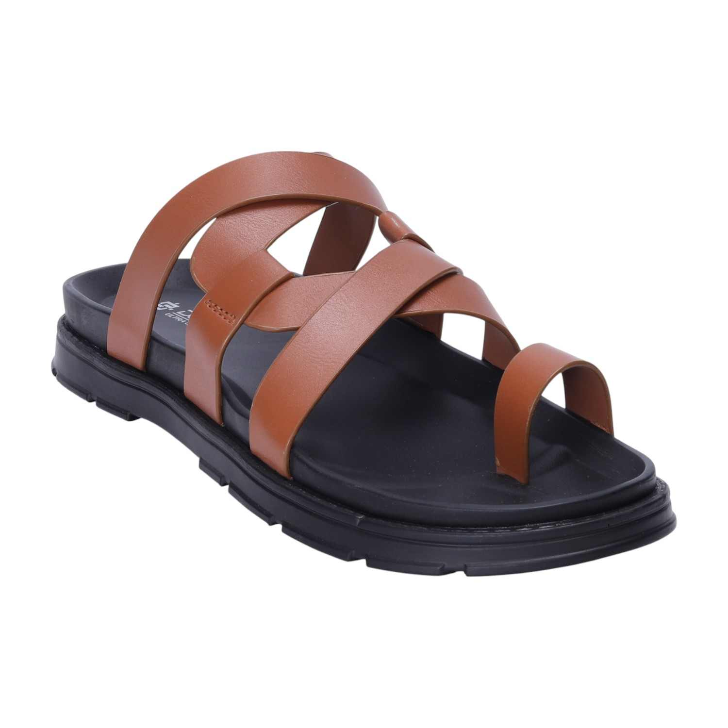 Men Tan Comfort Chappals