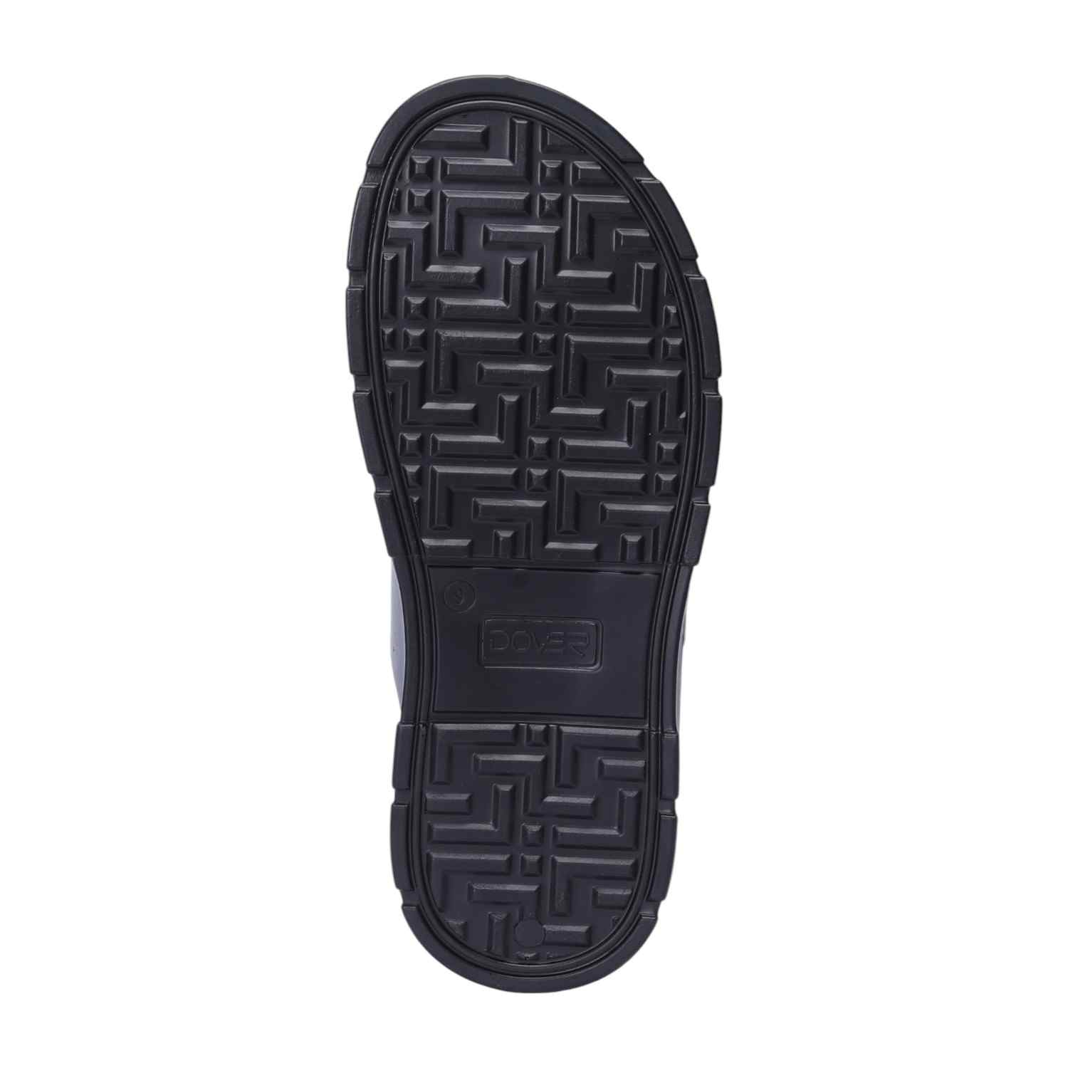 Men Black Comfort Chappals