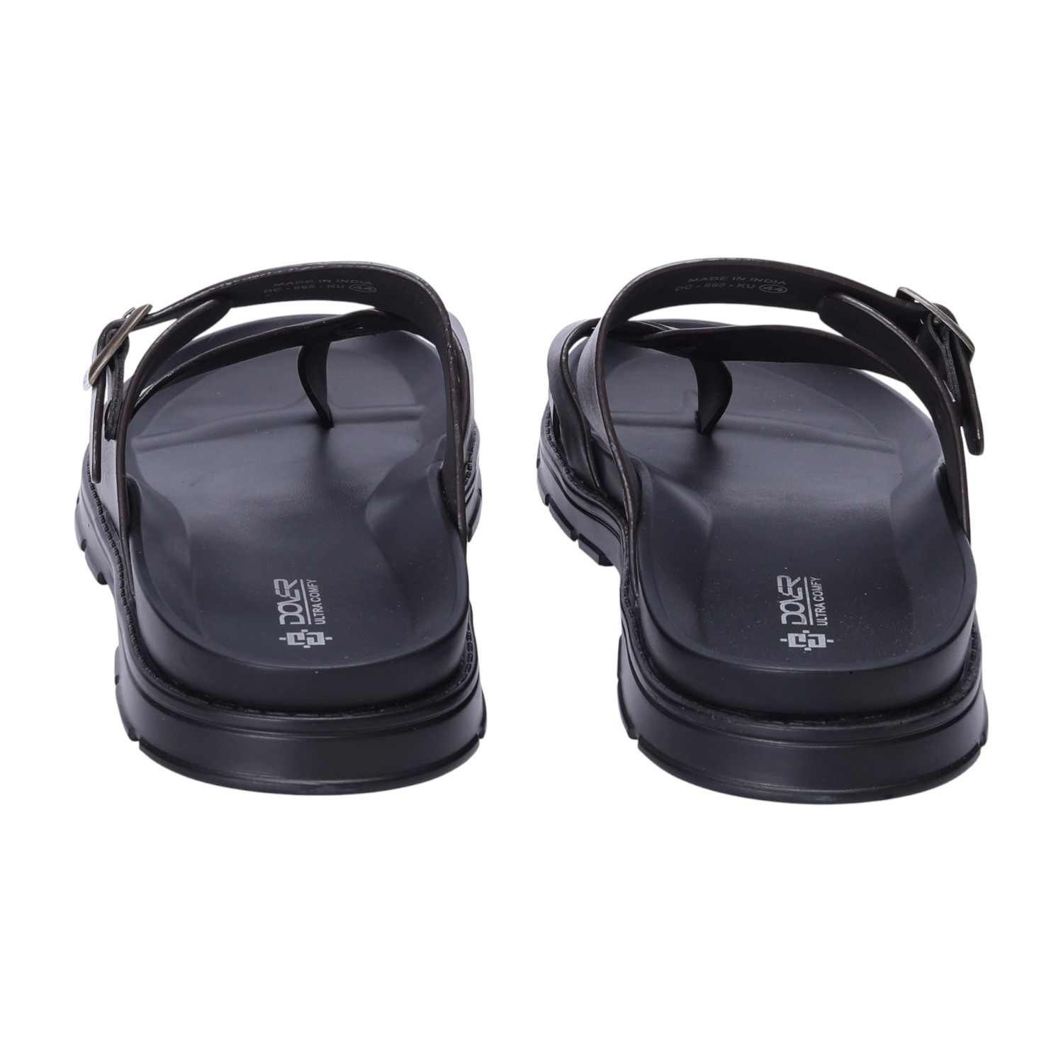 Men Brown Comfort Chappals