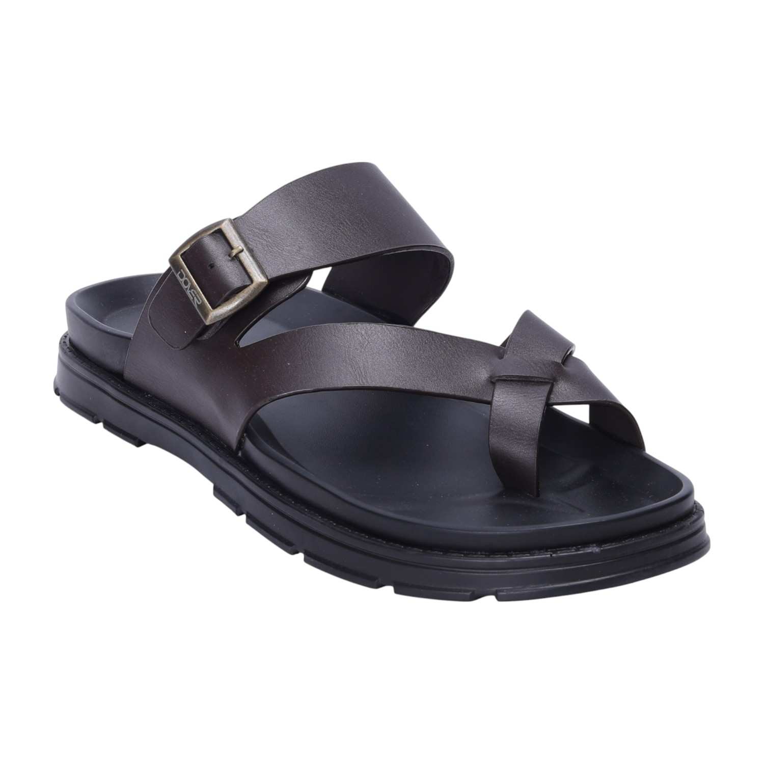 Men Brown Comfort Chappals