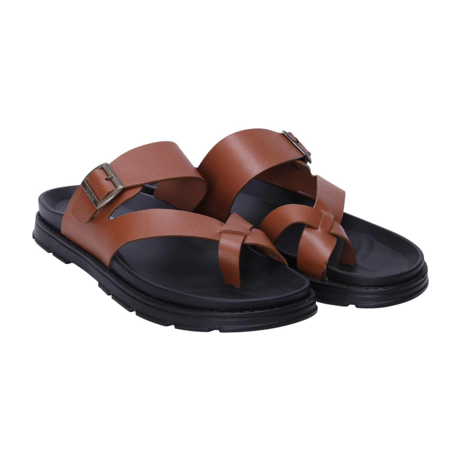 Men Tan Comfort Chappals