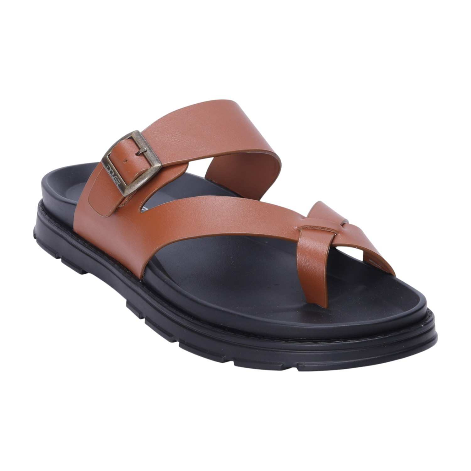 Men Tan Comfort Chappals