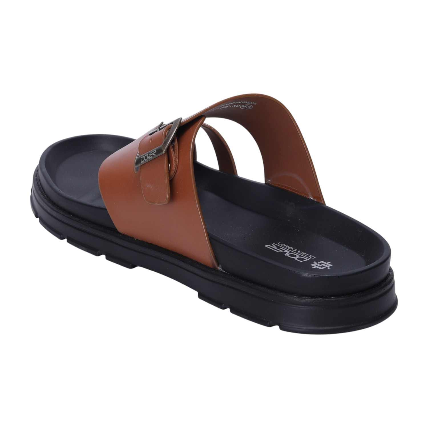 Men Tan Comfort Chappals
