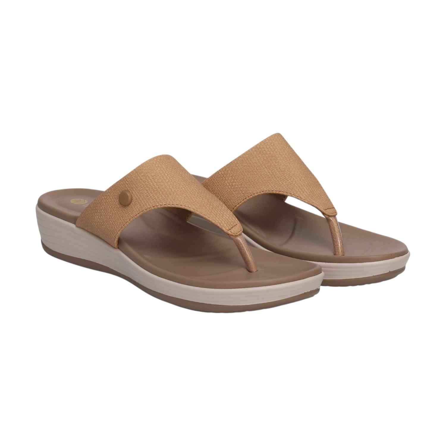 Beige Casual Flats for Women
