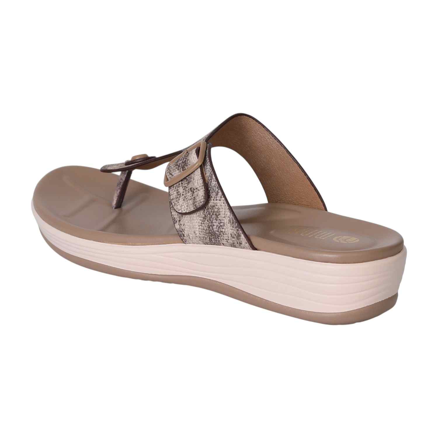 Taupe Comfort Wave Sandals for Women