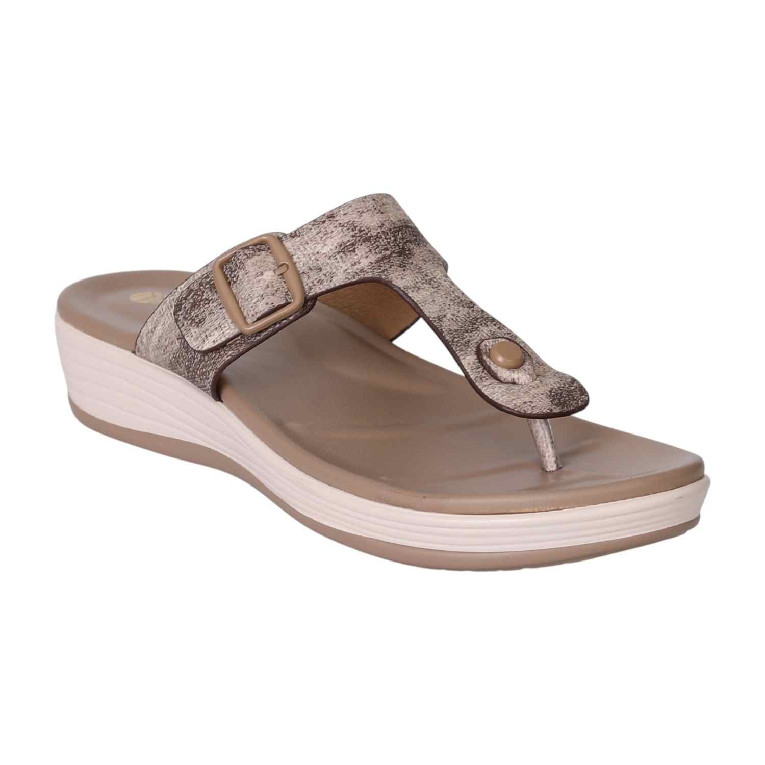 Taupe Comfort Wave Sandals for Women
