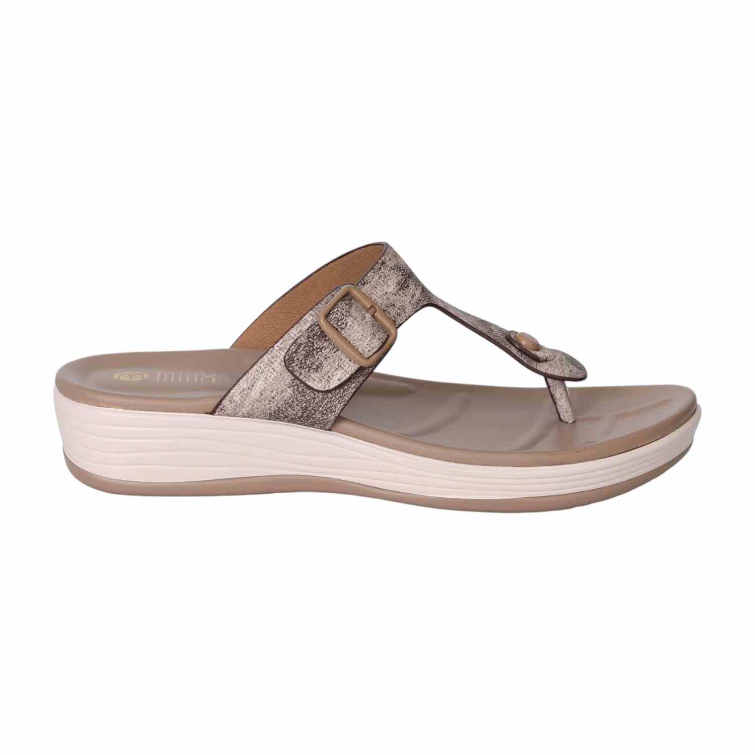 Taupe Comfort Wave Sandals for Women