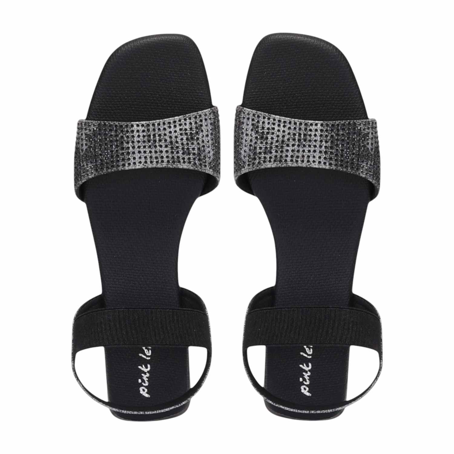 Women Cosmic Black Comfort Flats