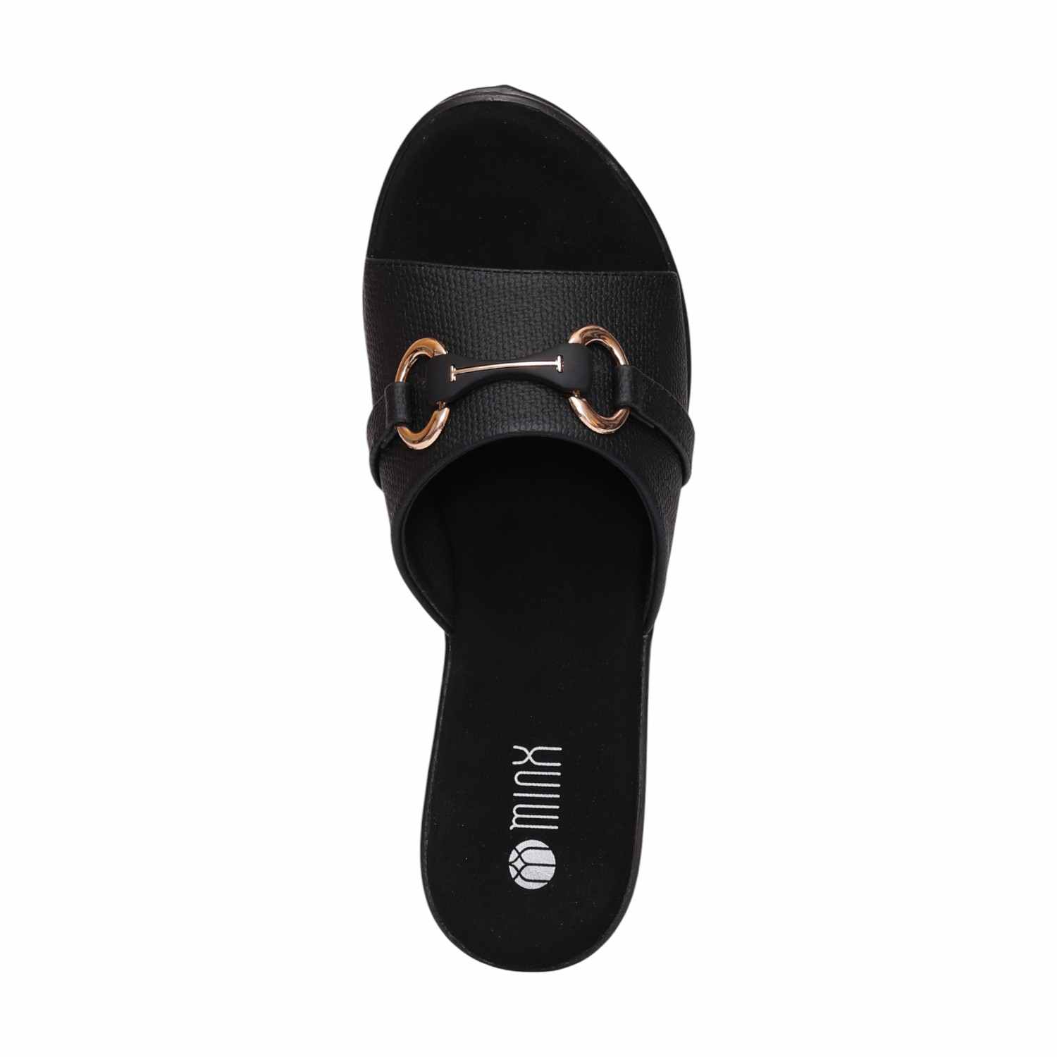 The Glamorous Black Wedge Mule for Women