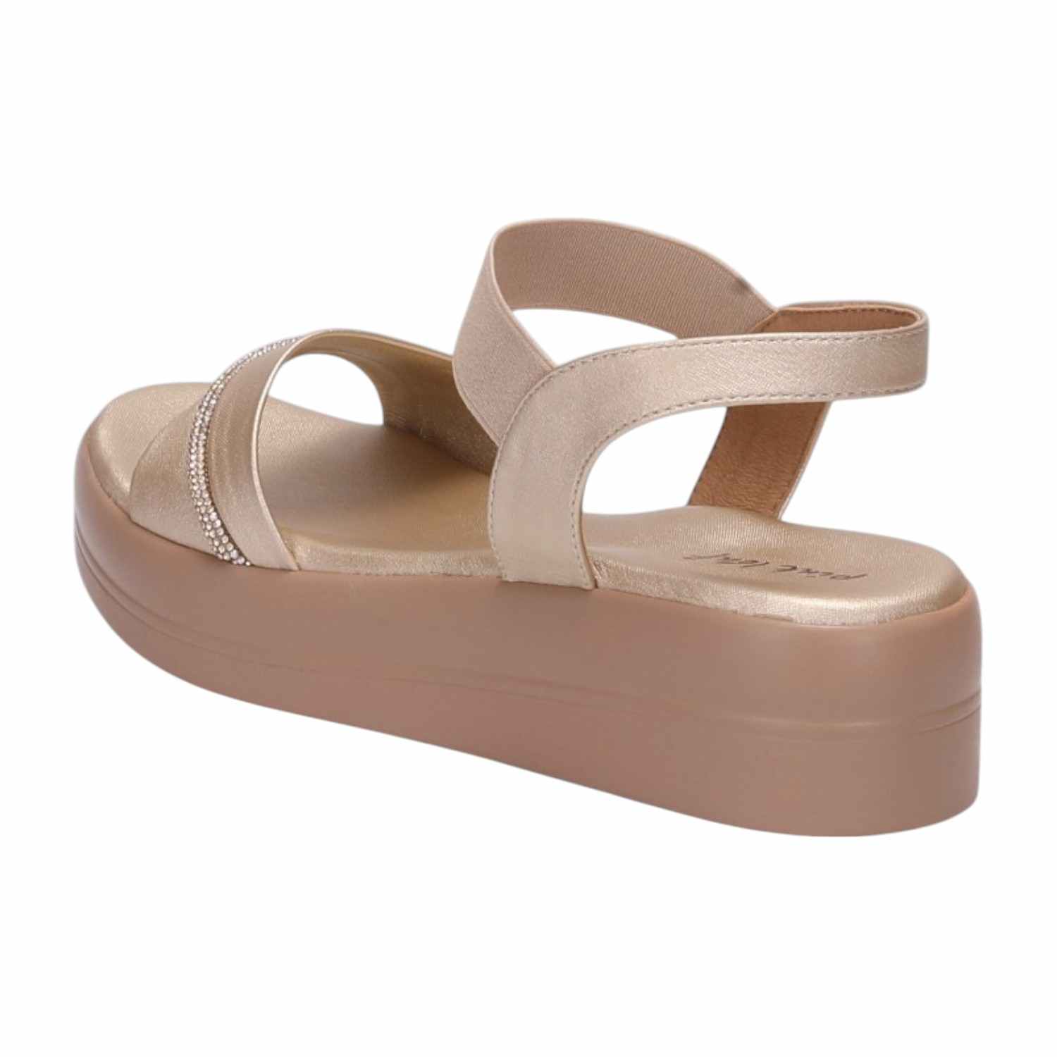 Women GlowCurve Gold Wedge Sandals