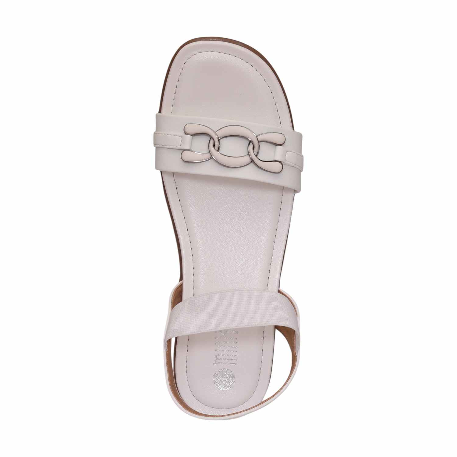 Women White Sandals Casual Flat