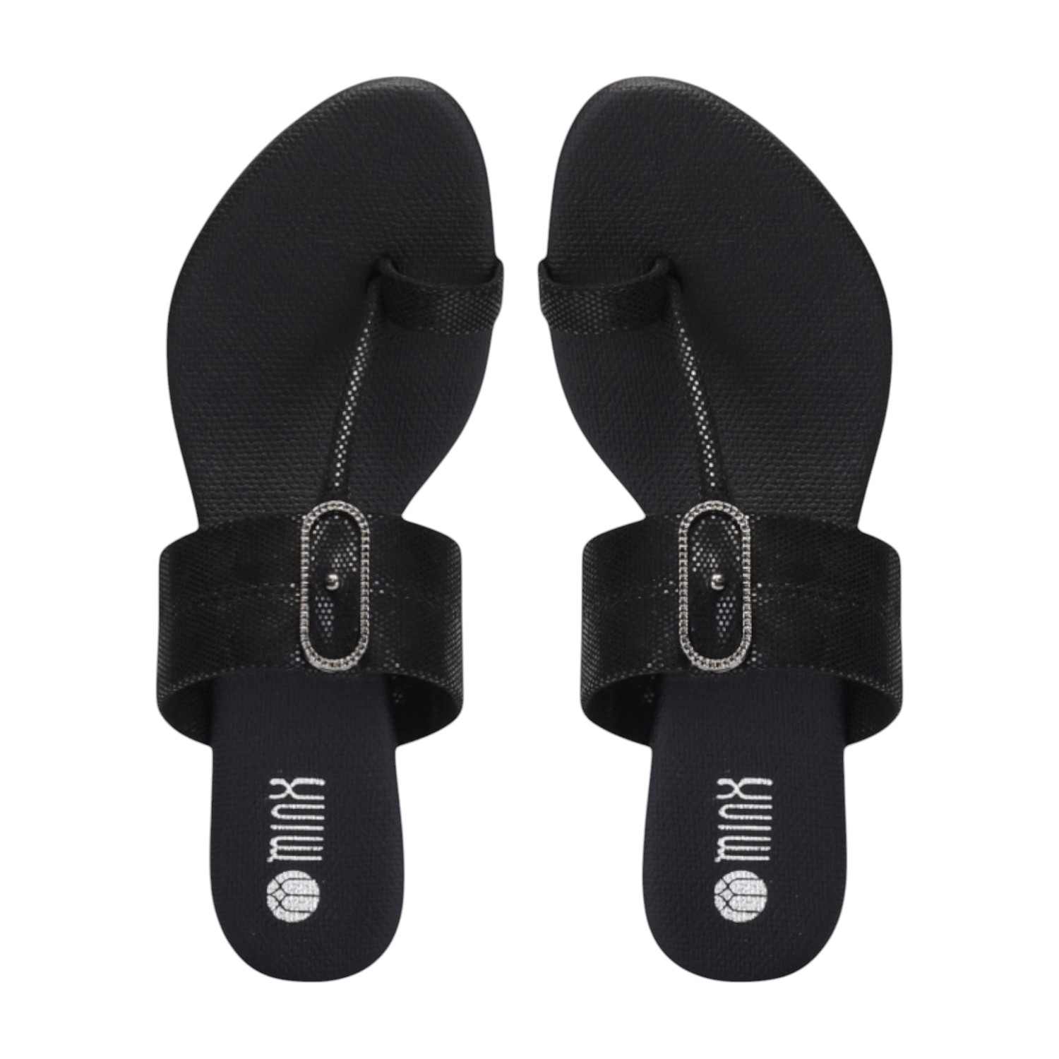 Women Black Heeled Sandals