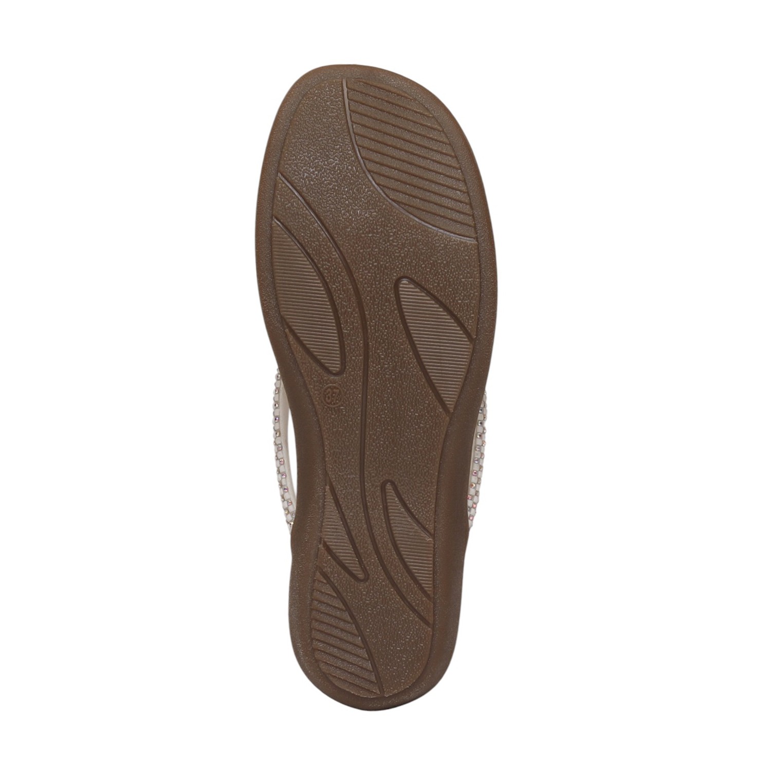 Women White Embellished Flip-Flops Fashion Flat