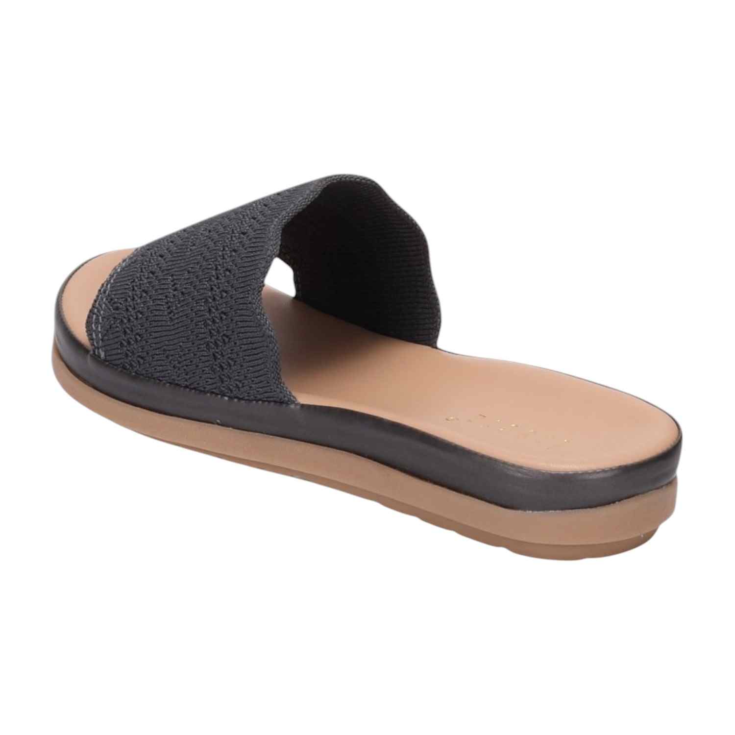 Women Grey Casual Flat Slider