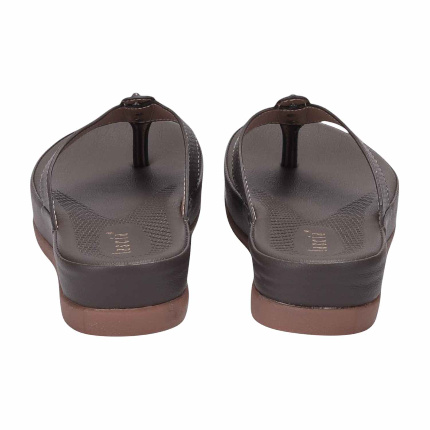 Women Grey Casual Flat Thongs