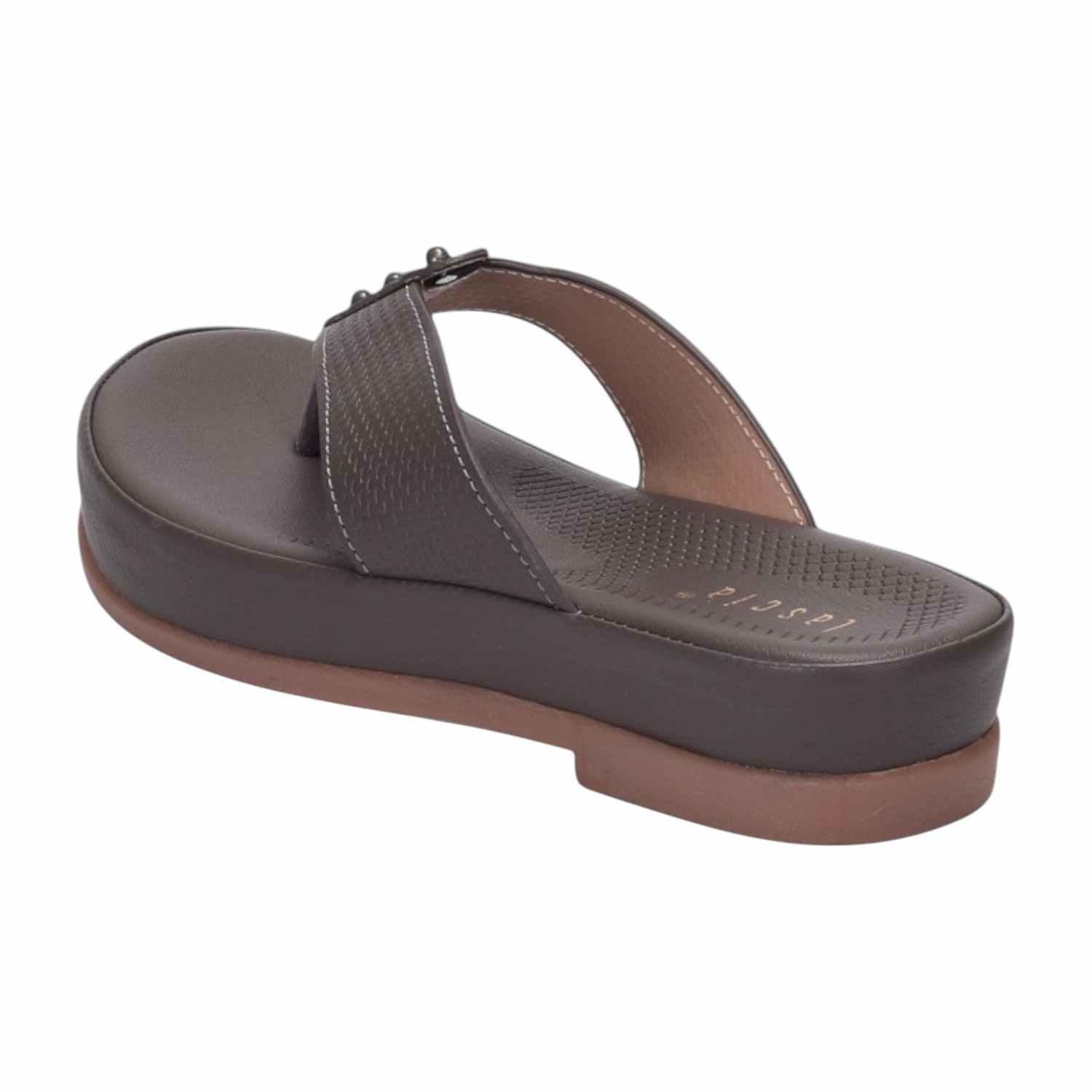 Women Grey Casual Flat Thongs