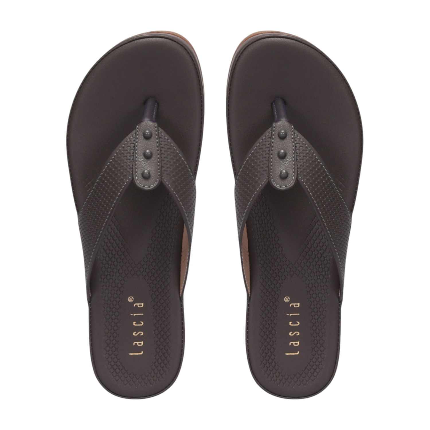 Women Grey Casual Flat Thongs