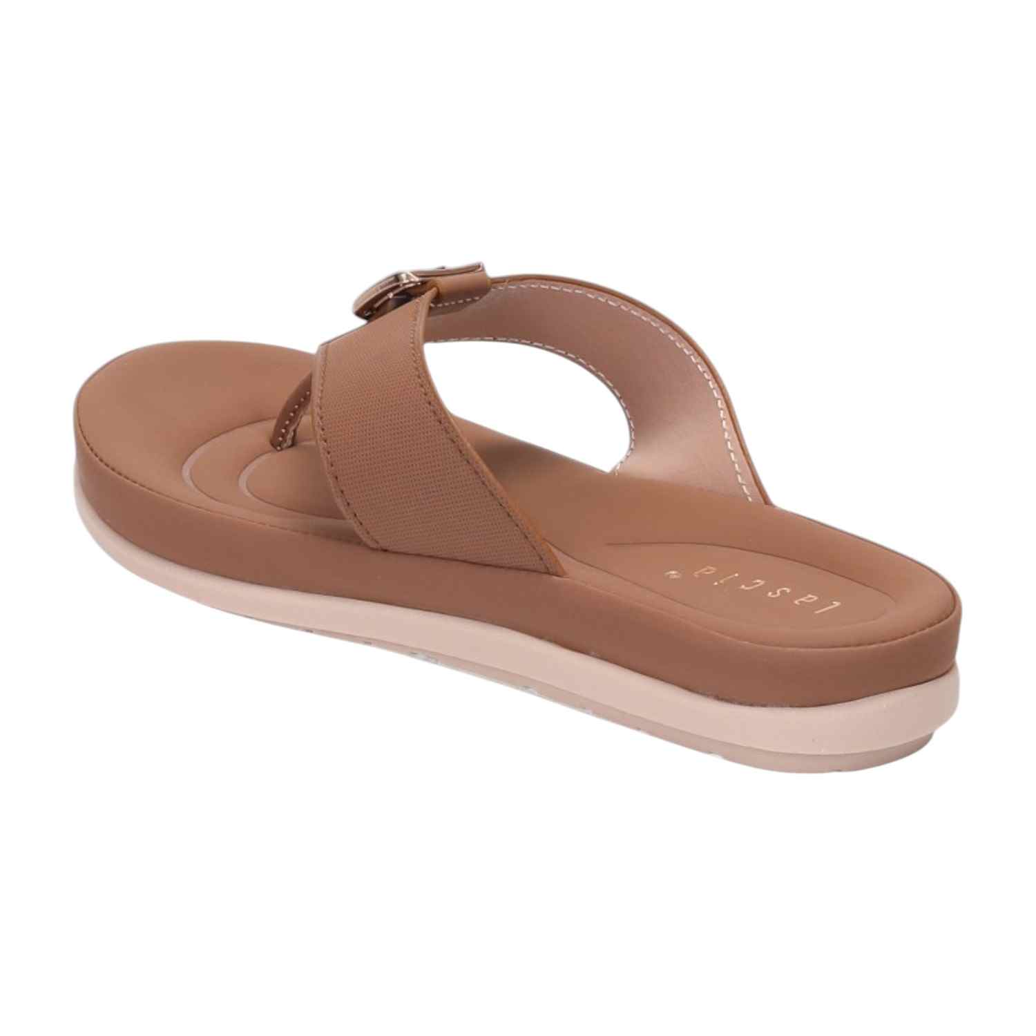 Women Tan Casual Flat Thong