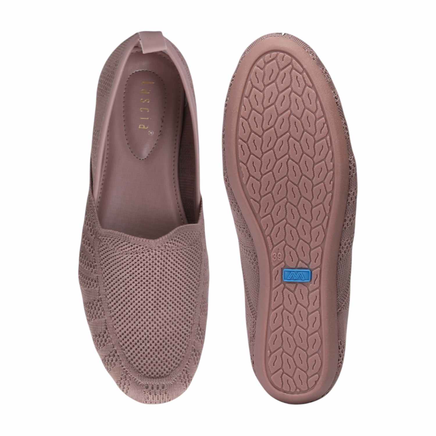 Women Peach Flat Shoes/Bellarinas