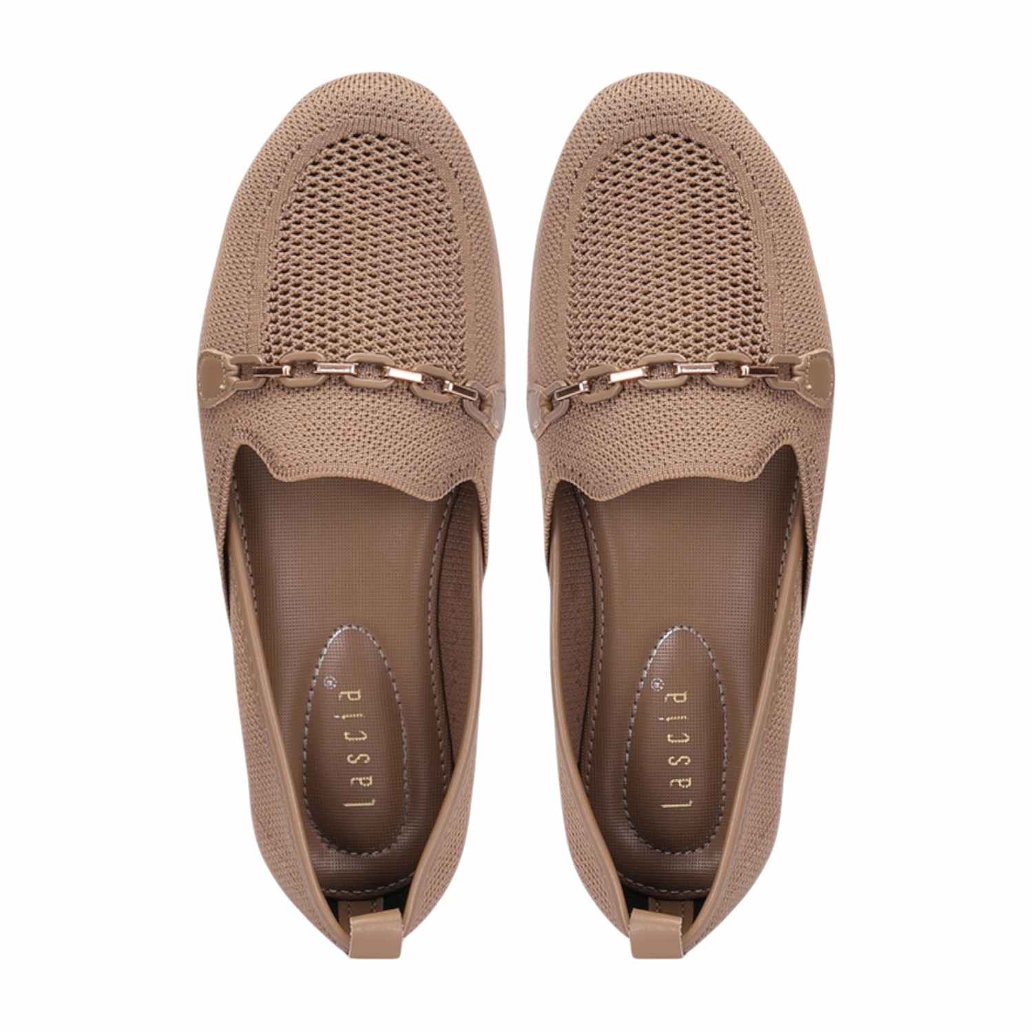 Women Beige Flat Shoes/Bellarinas