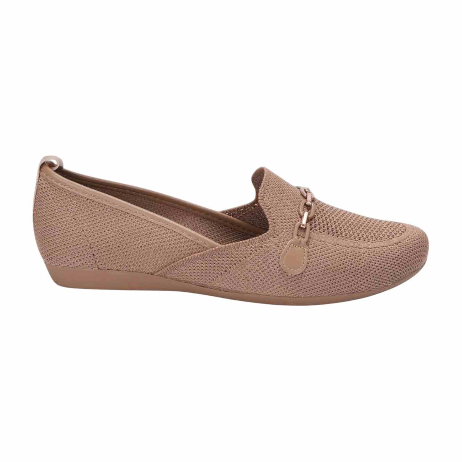 Women Beige Flat Shoes/Bellarinas