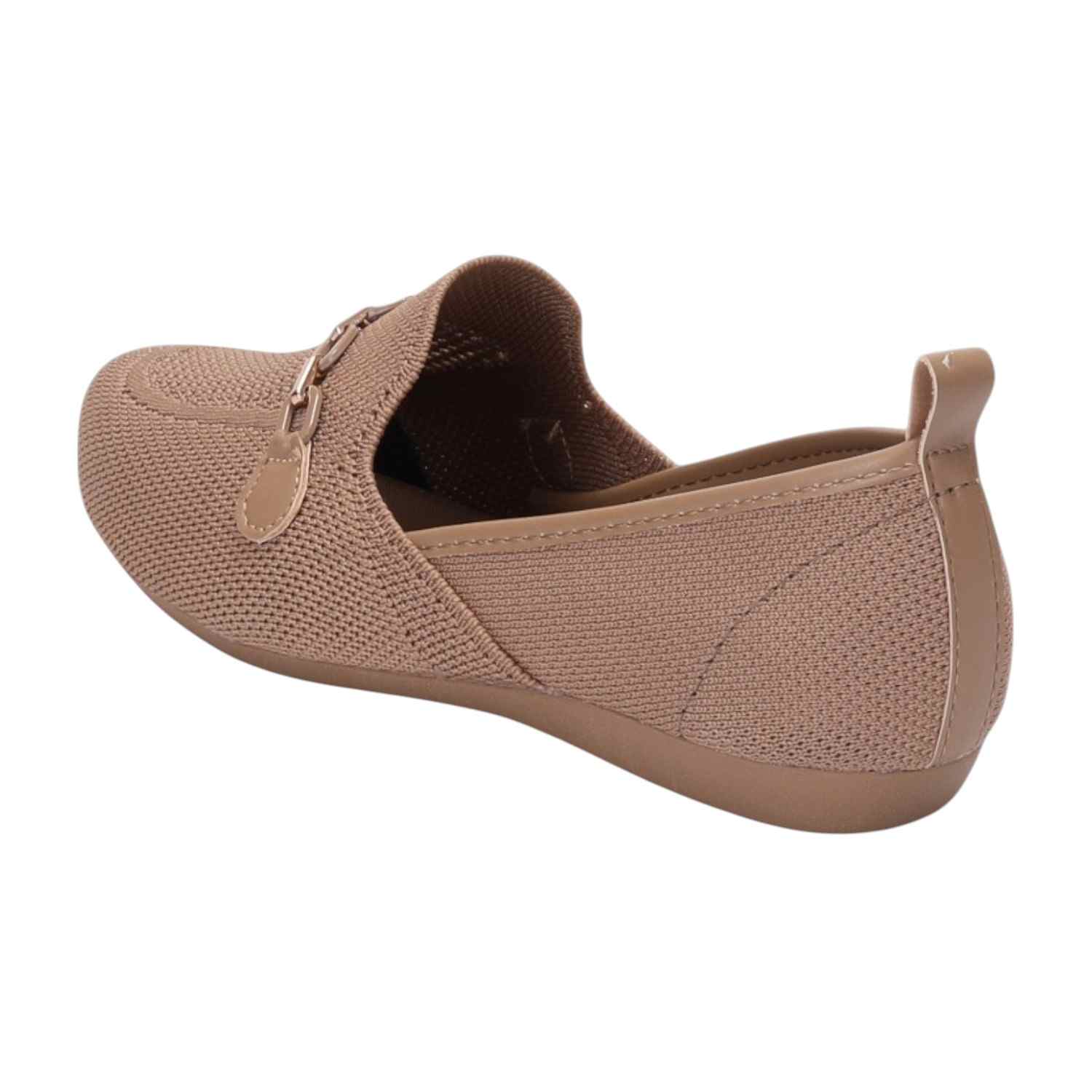 Women Beige Flat Shoes/Bellarinas