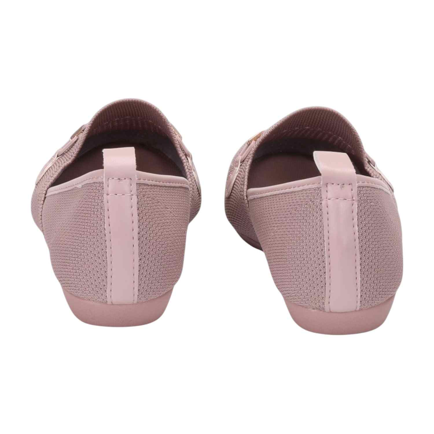 Women Peach Flat Shoes/Bellarinas