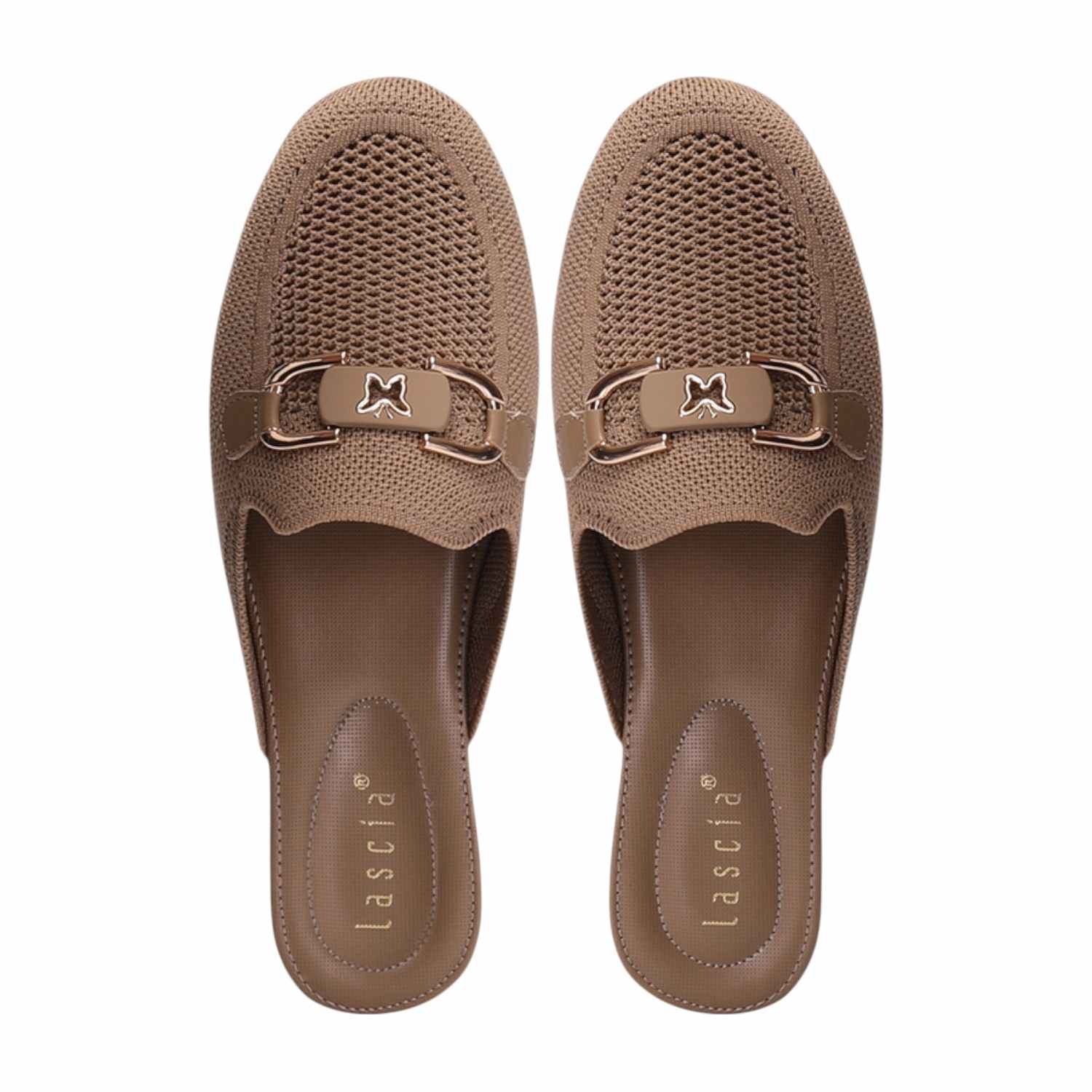 Women Beige Casual Mule