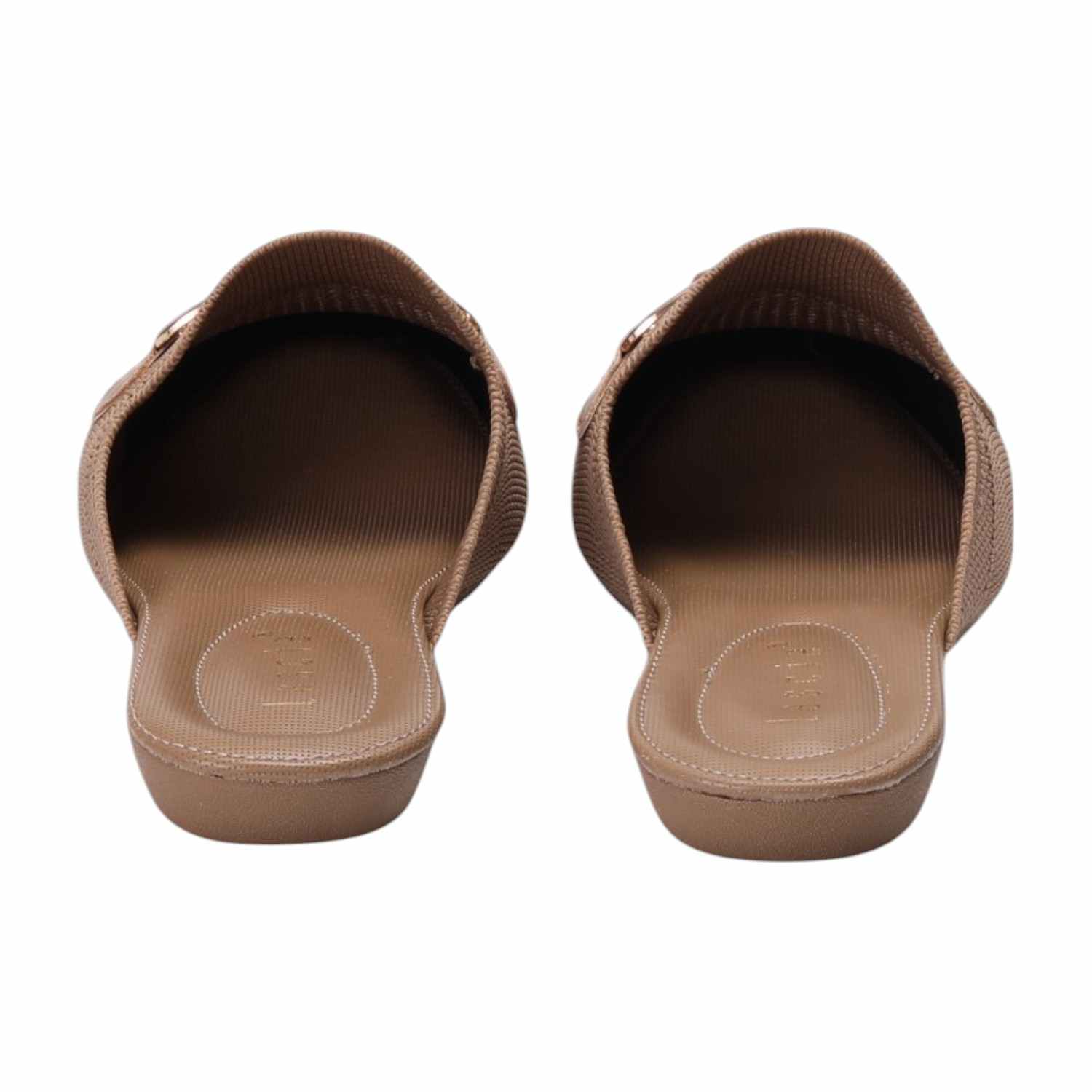 Women Beige Casual Mule