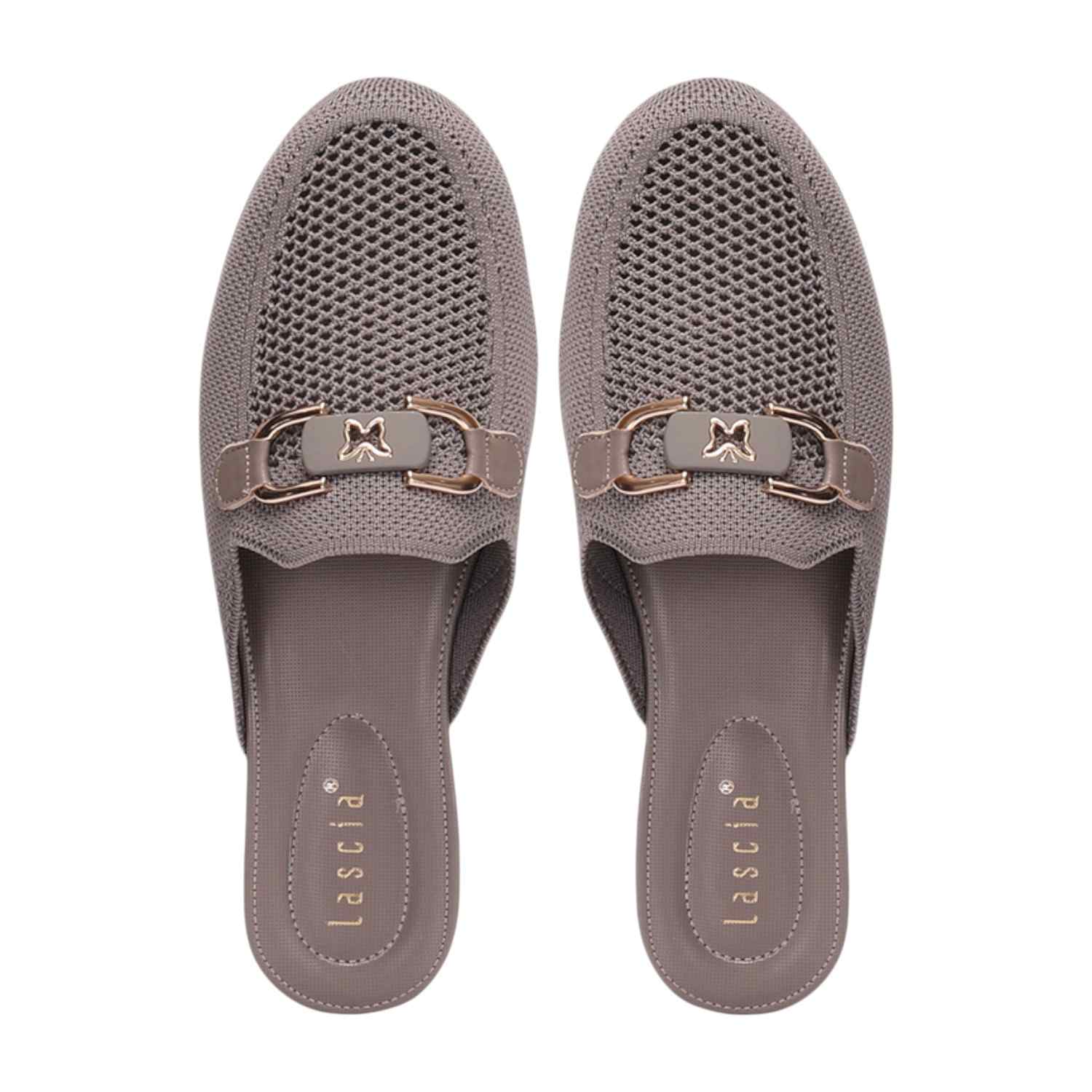 Women Brown Casual Mule