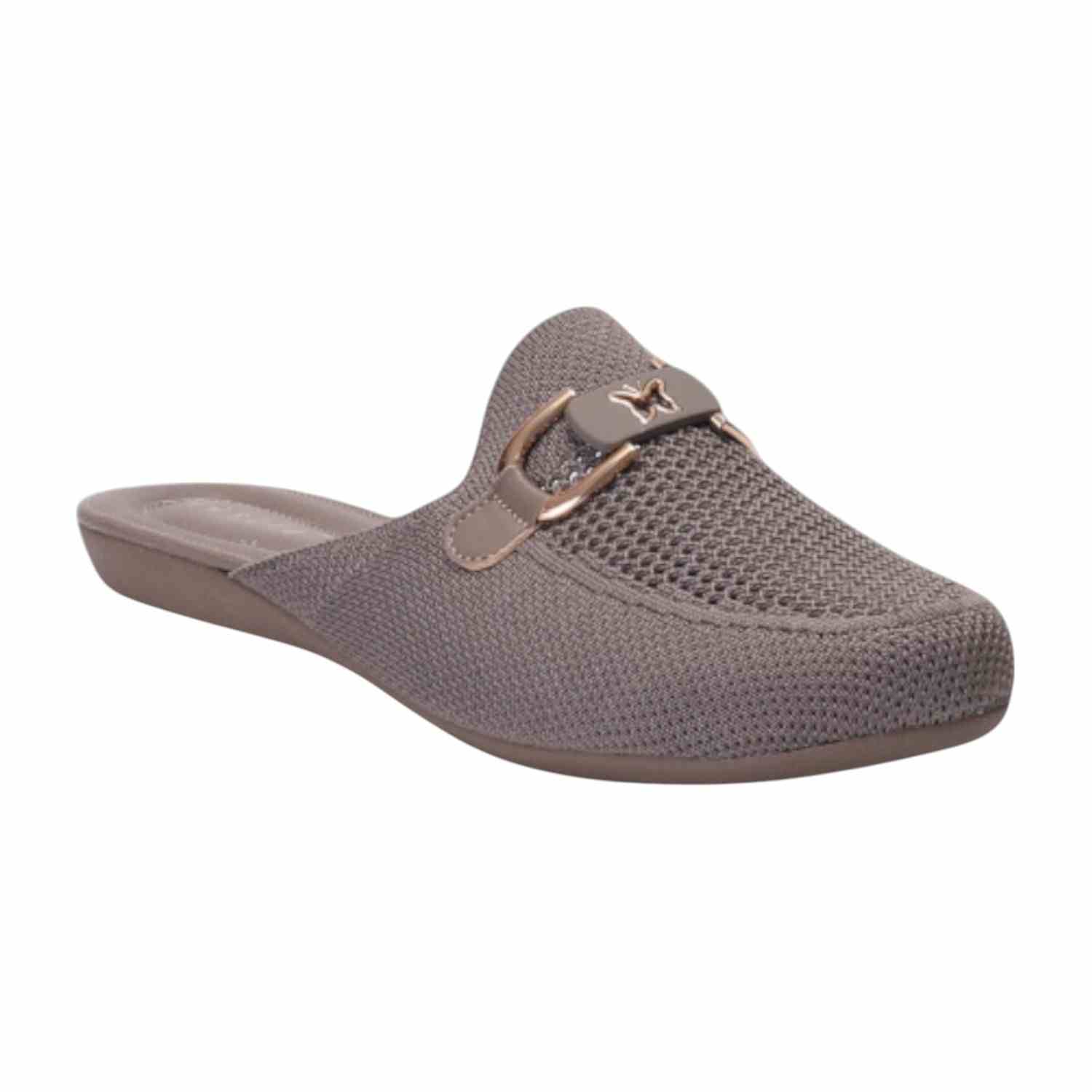 Women Brown Casual Mule