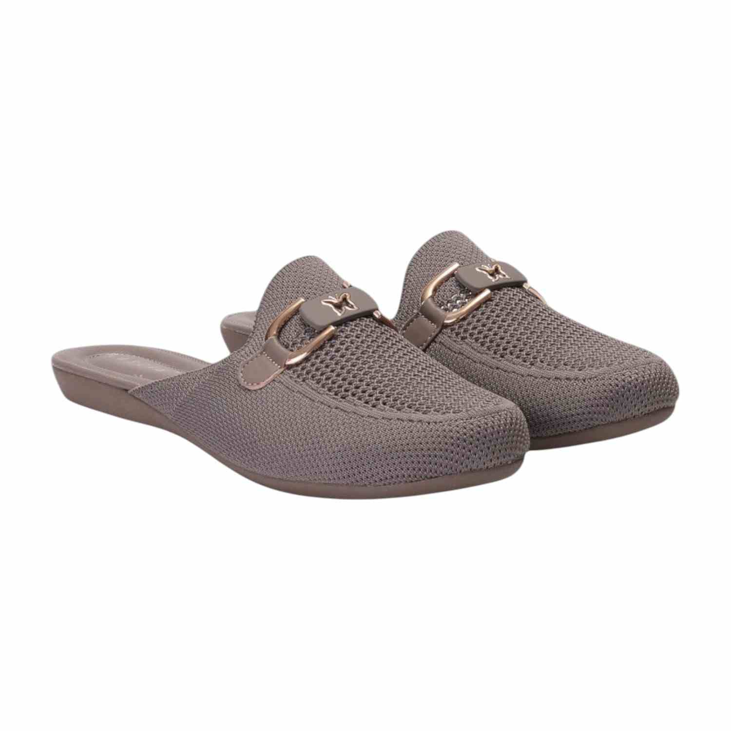 Women Brown Casual Mule