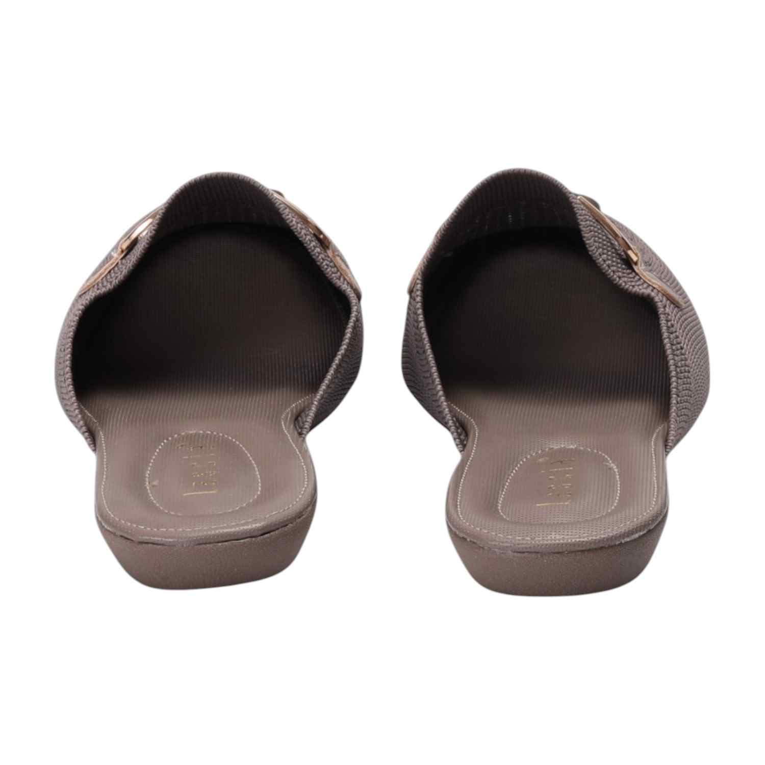 Women Brown Casual Mule