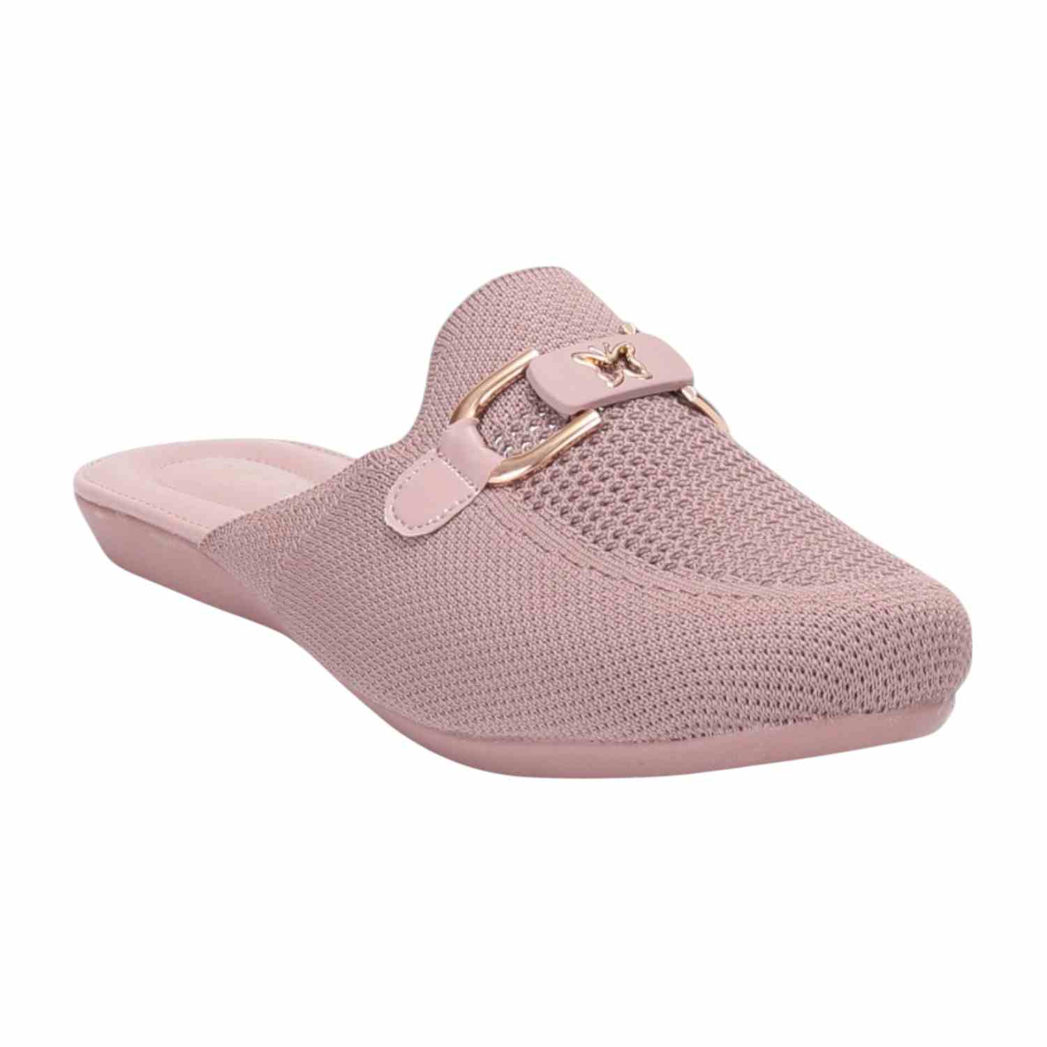 Women Peach Casual Mule