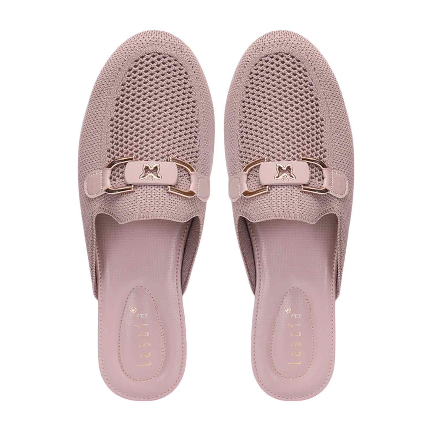 Women Peach Casual Mule