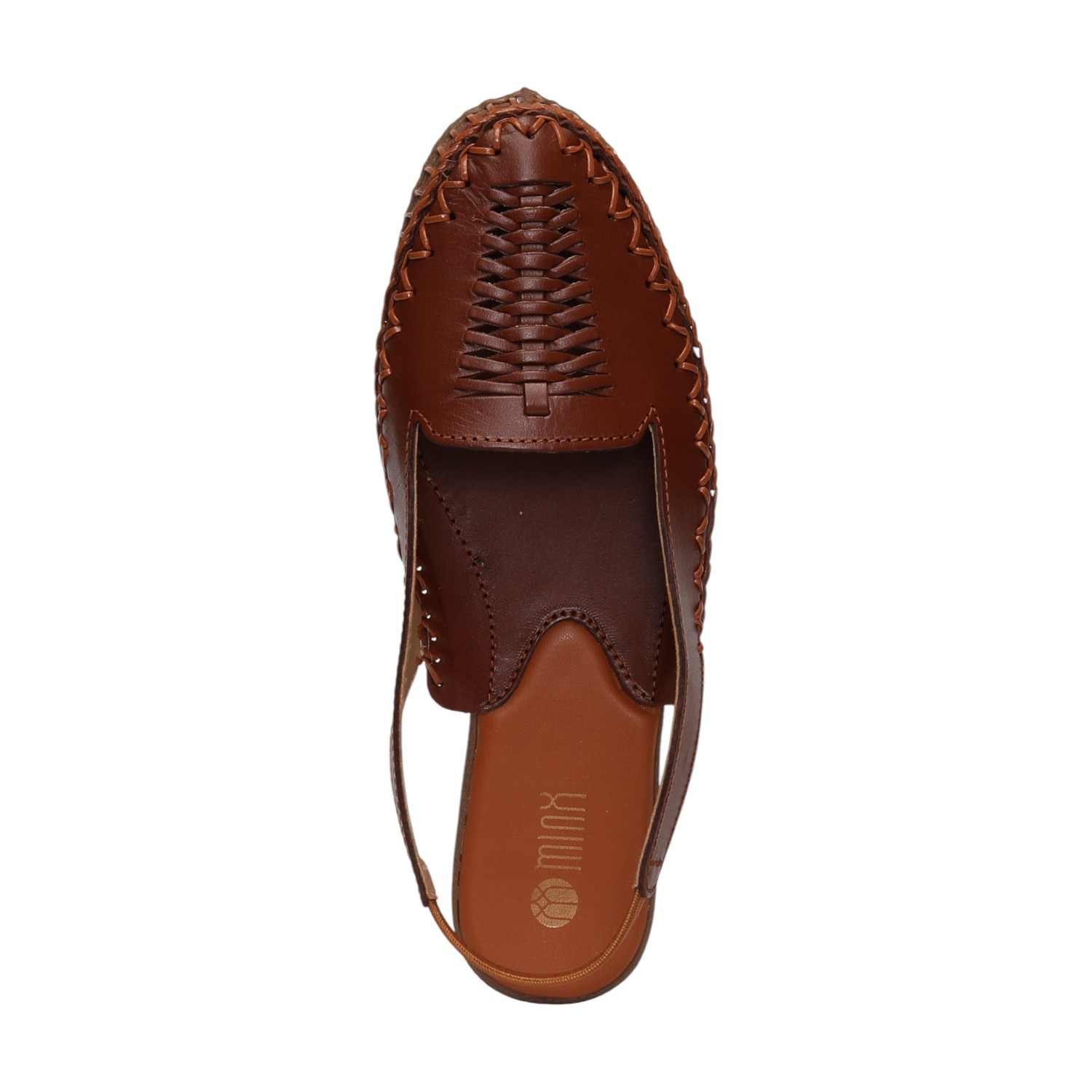 Women Tan Sandals Casual Flat