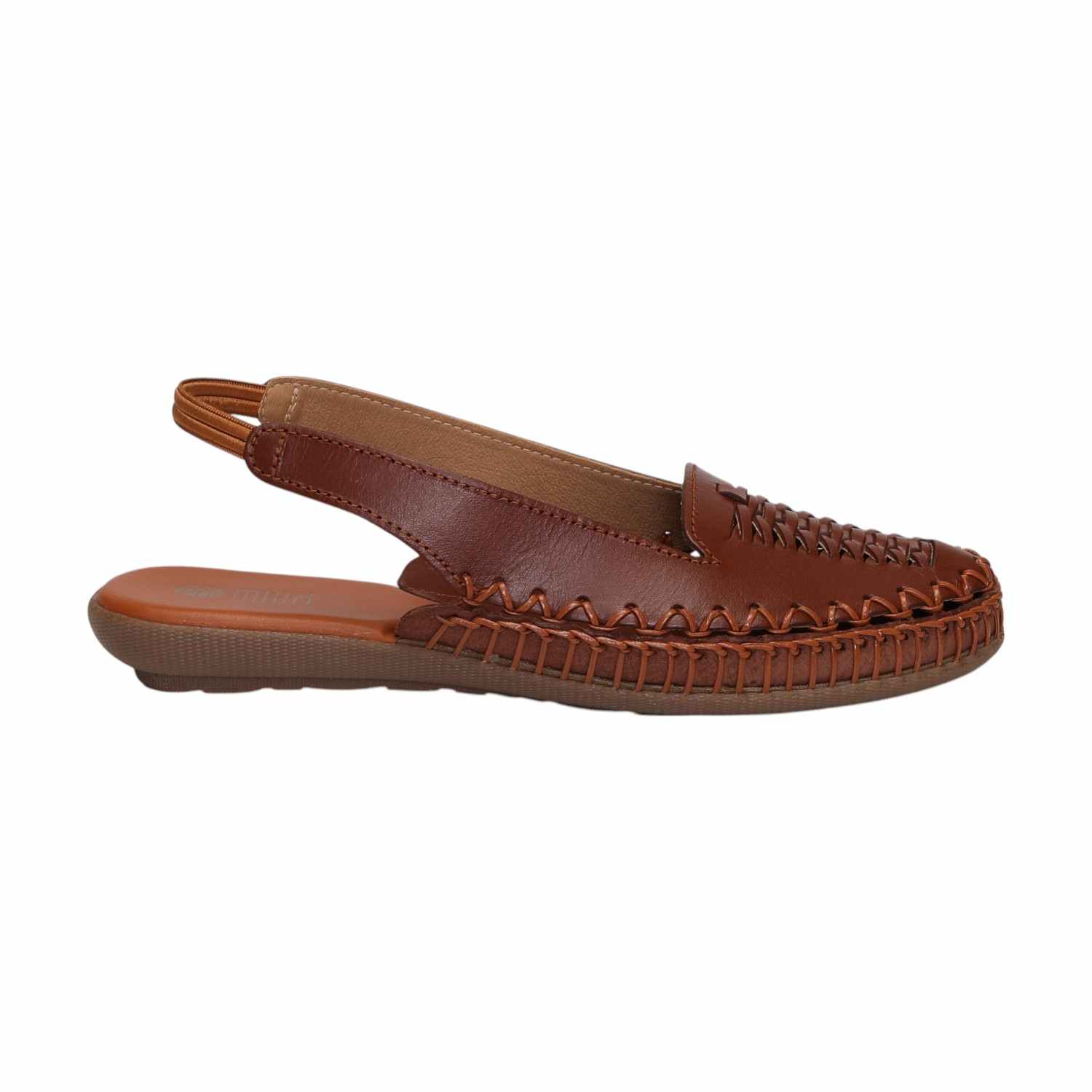 Women Tan Sandals Casual Flat