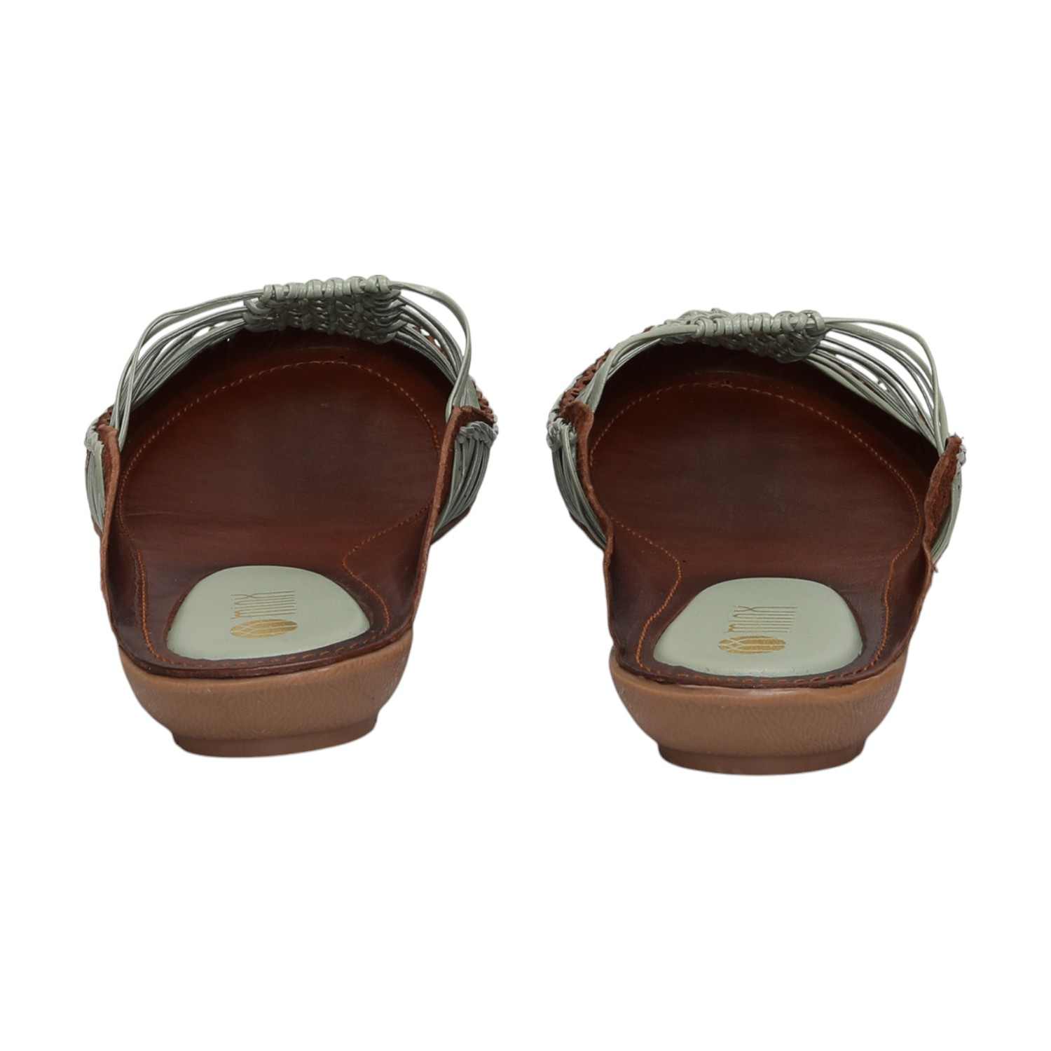 Women Light Green Mule Casual