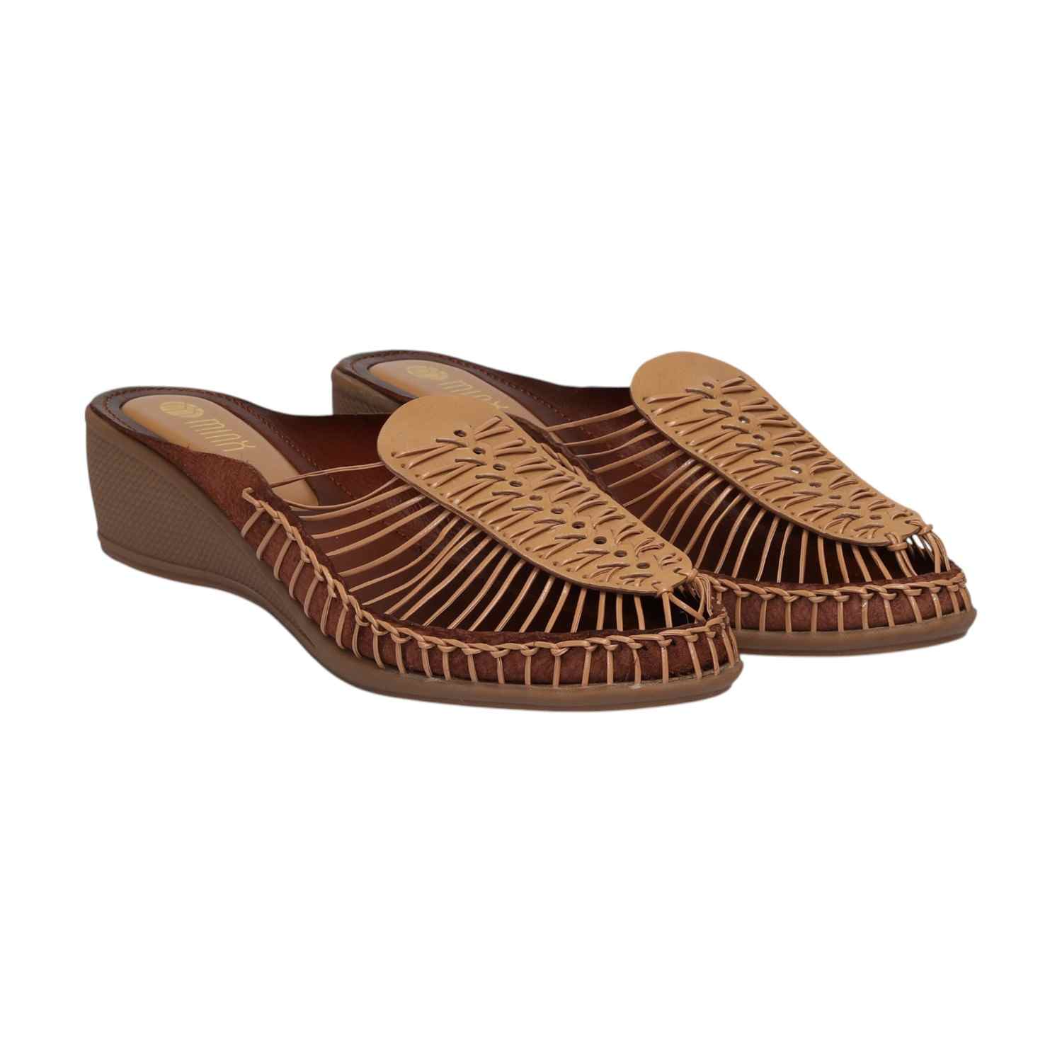 Women Beige Mule Casual