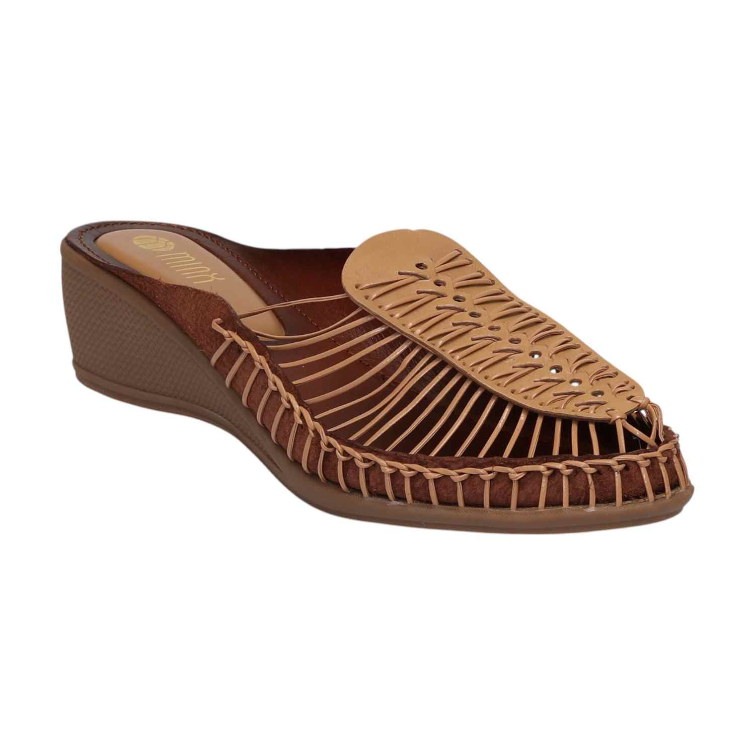 Women Beige Mule Casual