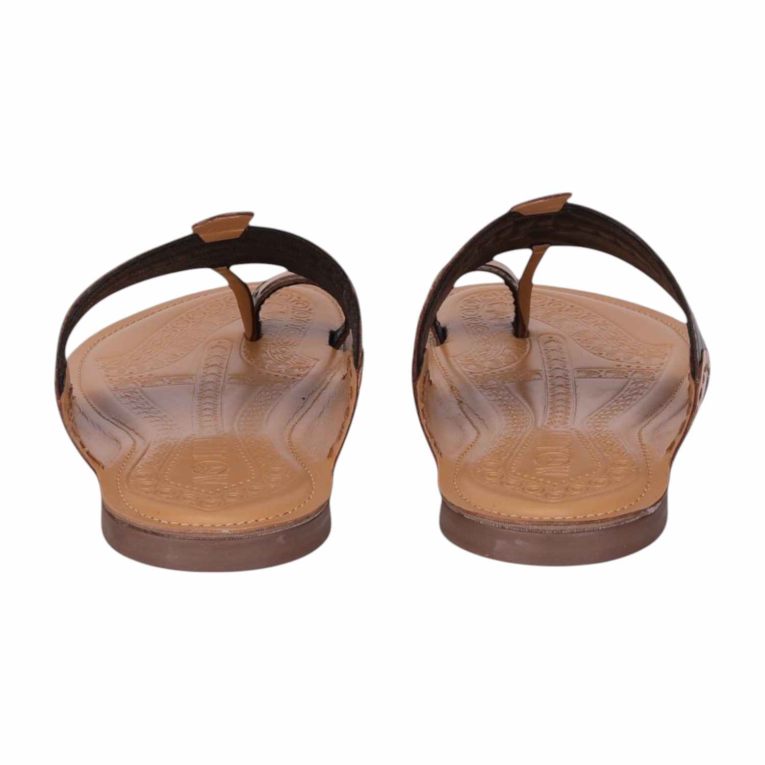 Men Olive Ethnic Thong Casual