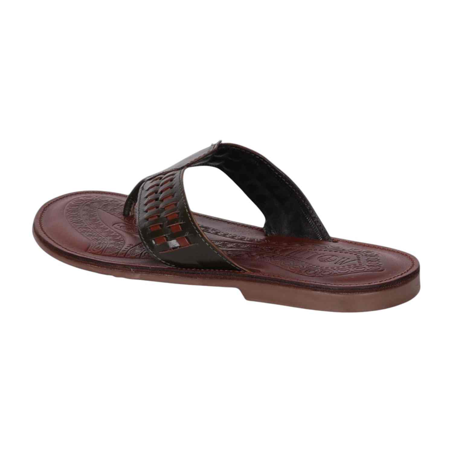 Men Brown Ethnic chappal