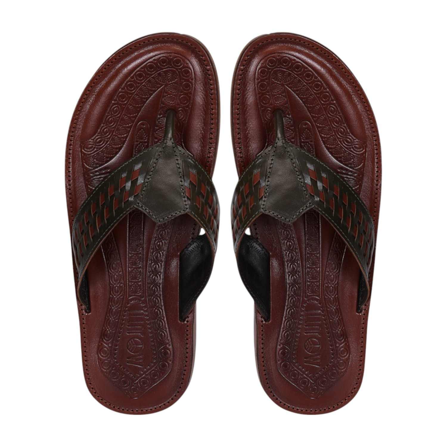 Men Brown Ethnic chappal