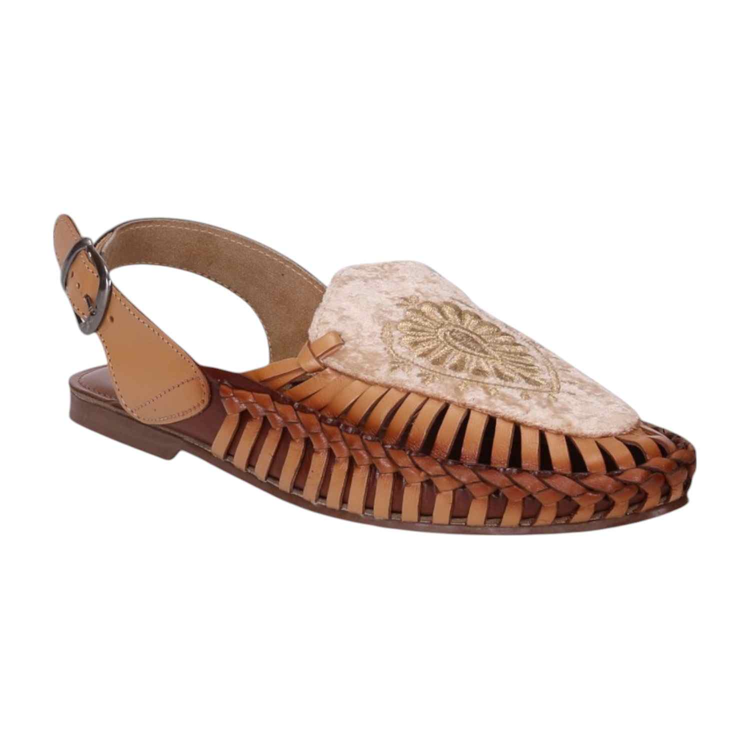 Men Beige Ethnic Sandals