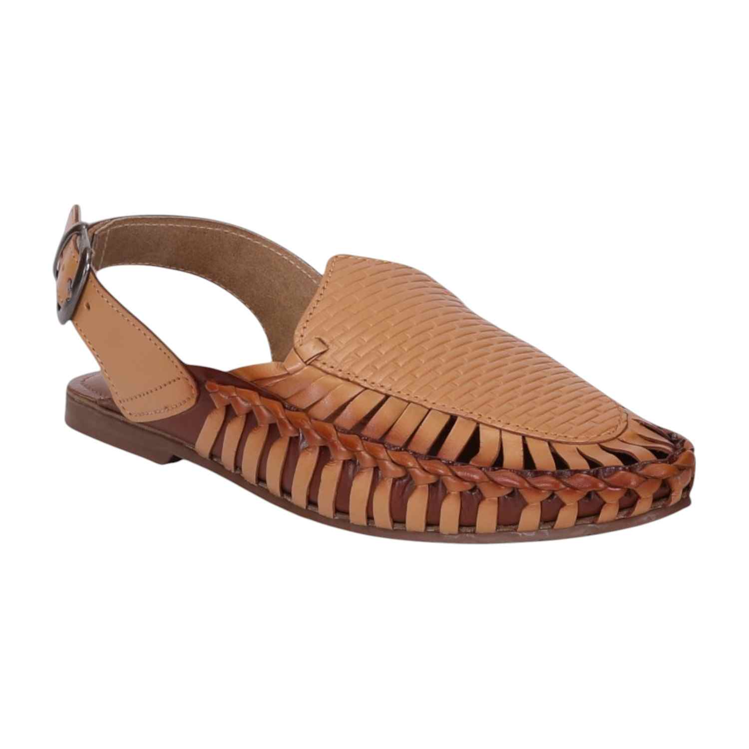 Men Beige Ethnic Sandals