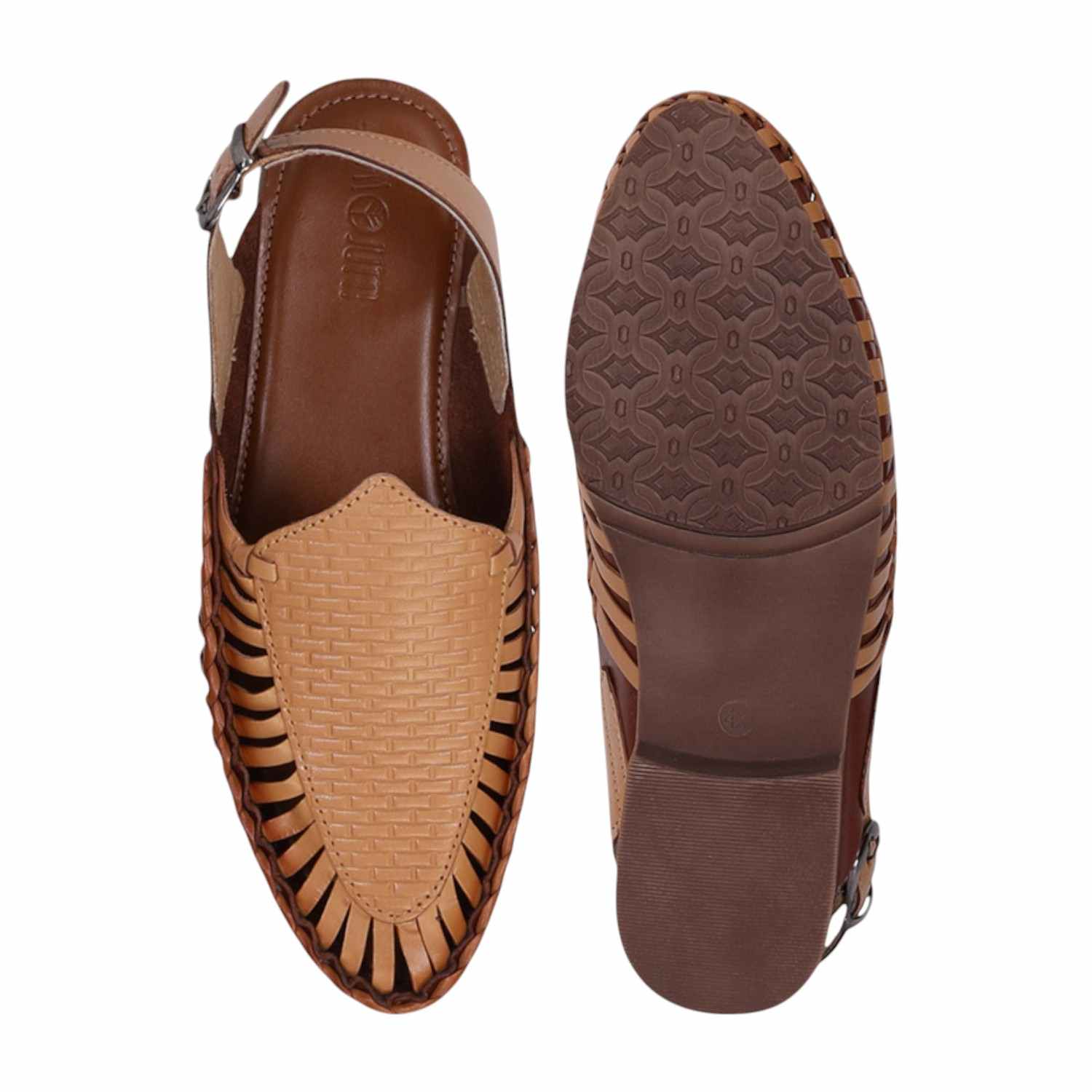 Men Beige Ethnic Sandals