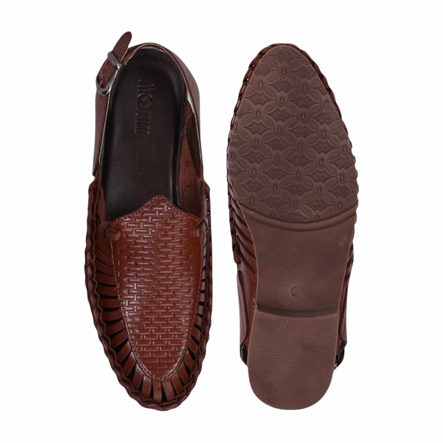 Men Tan Ethnic Sandals