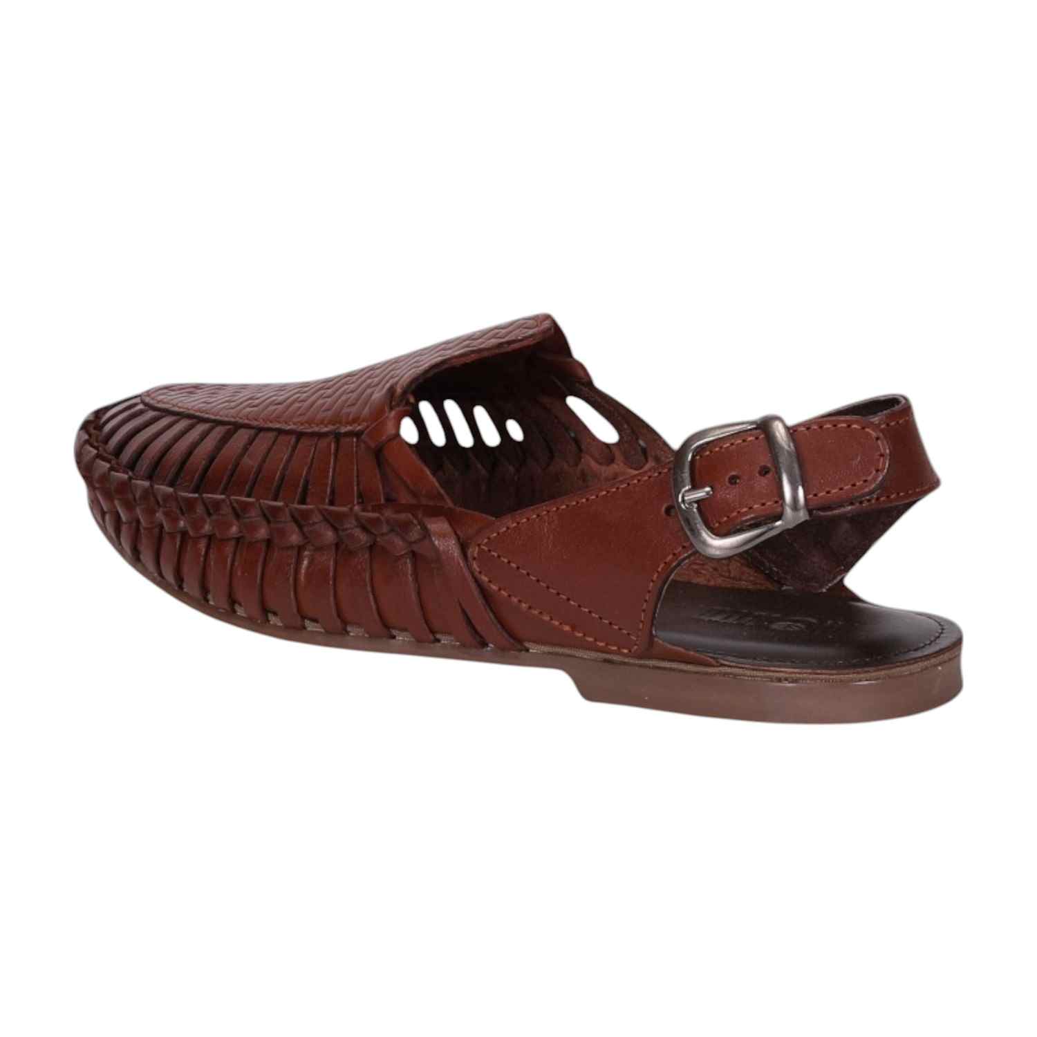 Men Tan Ethnic Sandals